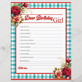 クラシックブルーバースデー親愛パーティーB-dayガールゲーム