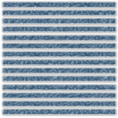 クラシックブルーボホフラワーズ 細いボーダー シール (正面)