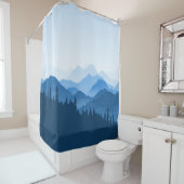 クラシックブルーマウンテン シャワーカーテン (インサイチュ)