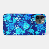 クラシックブルーローズフラワーパターン-87600 Case-Mate iPhoneケース (裏面(横))