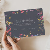 クラシックブルーワイルドフローラ数のゲームカード 名刺