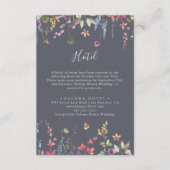 クラシックブルーワイルドフローラ エンクロージャーカード (正面)