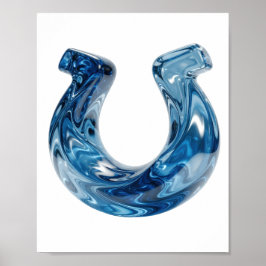 クラシックブルー WATER 印象的なモチーフ ポスター