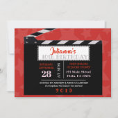 クラシックブロードウェイ誕生日招待状 招待状 (正面)