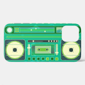 クラシックブームボックスヴィンテージ画像 Case-Mate iPhoneケース (裏面 (横))