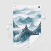 クラシックブ転がルーズ絵画山脈 ゴルフタオル (インサイチュ)