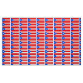 クラシックプエルト州旗 ファブリック (ファットクウォーター)