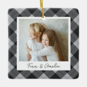 クラシックプライド両面パーソナライズされた写真 セラミックオーナメント (正面)