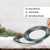 クラシックプライドVintage Christmas – 使い捨てプレート ペーパープレート