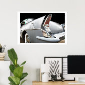 クラシックプリント車46ポスター ポスター (ホームオフィス)