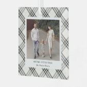 クラシックプレイパーソナライズされたドオーナメント ガラスオーナメント (正面左)