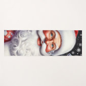 クラシックプレゼント&オーナメント付きサンタ ヨガマット (正面(横))