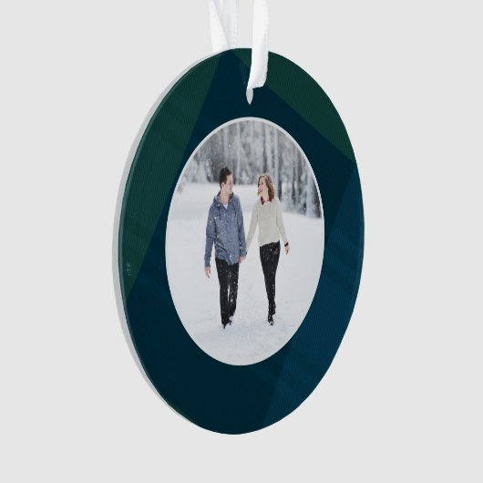 クラシックプレドの最初のク結婚したリスマス オーナメント (正面)