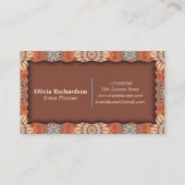 クラシックプロフェッショナルイベントプランナー 名刺 (裏面)