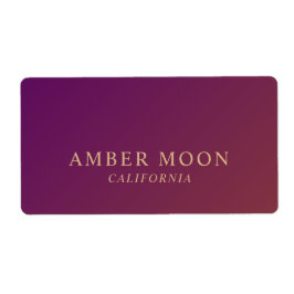 クラシックプロフェッショナルブエレガントルガンディワインカラー ラベル