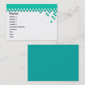 クラシックプロフェッショナルプロファイルカード 名刺 (正面/裏面)