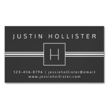 クラシックプロフェッショナルモダンモノグラム |濃い灰色