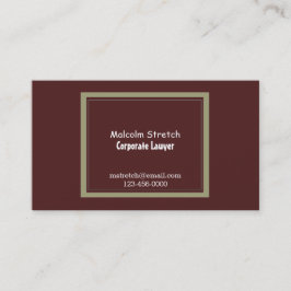 クラシックプロフェッショナル企業の弁護士 名刺
