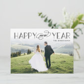 クラシックヘッダー編集可能カラーHappy年賀状 シーズンカード (スタンド正面)