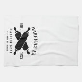 クラシックベイクマスター母の日のカスタム文字 キッチンタオル (横)