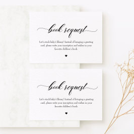 クラシックベビーエレガント要求の挿入カード用のブック ノートカード