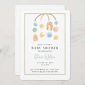 クラシックベビーシャワー招待状 シーズンカード (正面/裏面)