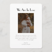 クラシックベビー発生のお知らせ エンクロージャーカード (裏面)