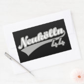 クラシックベルリンノイケルン44シティ番号 長方形シール (封筒)