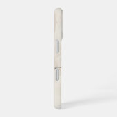 クラシックベージュバド iPhone 16ケース (右側面)