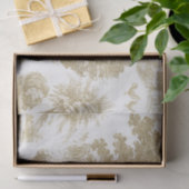 クラシックベージュホワイトヴィンテージシャトーフランスのトワール 薄葉紙 (ギフト)