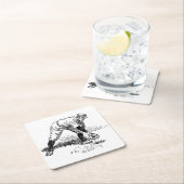 クラシックベースボールコースターセット スクエアペーパーコースター (インサイチュ)