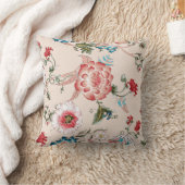 クラシックペイズリーとレースのパタ素晴らしーン，ペルシャ語パット クッション (ブランケット)