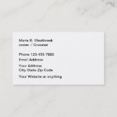 クラシックペットグルーミングサロン名刺新 名刺 (裏面)