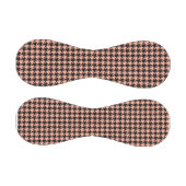 クラシックペピタ千鳥格子のパターブラックピーチ 野球ボール (パネル)