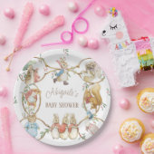 クラシックペーターザラビットウィンターベイビーシャワー ペーパープレート (パーティー)