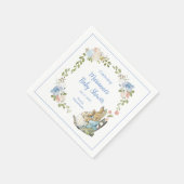 クラシックペーターザラビットツインベイビーシャワー スタンダードカクテルナプキン (角)