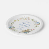 クラシックペーターザラビットツインベイビーシャワー ペーパープレート (アングル)