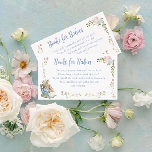 クラシックペーター・ザ・ラビットツインズがベビー向けに本を書く エンクロージャーカード