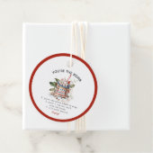 クラシックホットチョコレート爆弾クリスマス フェイバータグ (インサイチュ)