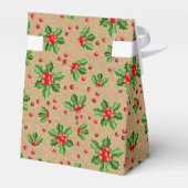 クラシックホリデーグリーンホリーレッドベリー フェイバーボックス (裏面サイド)