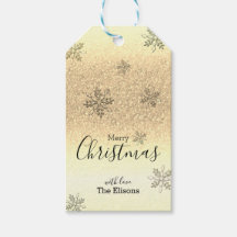 クラシックホリデースノーフレークフェイク金ゴールドグリッター