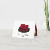 クラシックホリデーデコカスタムフォト シーズンカード (裏面)