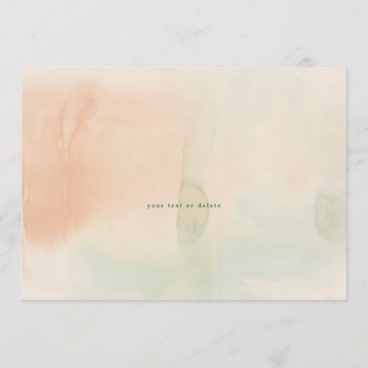 クラシックホリデーパーティポインセチアリーススプレンドール 招待状 (裏面)