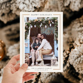 クラシックホリデーフォトカード シーズンカード