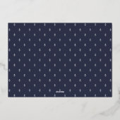 クラシックホリデーフォトカード 箔シーズンカード (裏面)