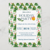 クラシックホリデー クリスマスベルパーティー シーズンカード (正面/裏面)