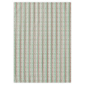 クラシックホリーとストライプ テーブルクロス (正面)