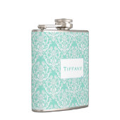 クラシックホワイトダマスクパターン フラスク (右)