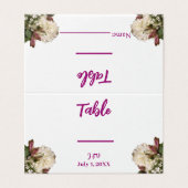 クラシックホワイトボタニカルフローラ座席表 (外部フラット)