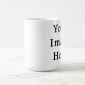 クラシックホワイトマグカップ15オンスカカスタマイズップ – 空白の コーヒーマグカップ (中央)